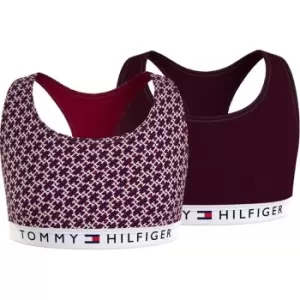 Image of Tommy Hilfiger 2P Bralette Print - Red