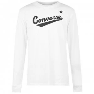 Image of Converse Nova Long Sleeve T Shirt - White 102