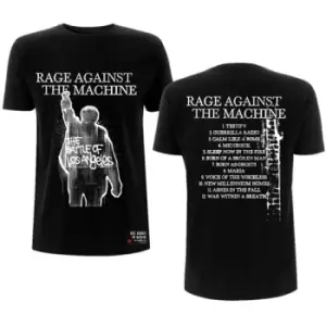 Image of Rage Against The Machine - BOLA Album Cover Unisex X-Large T-Shirt - Black