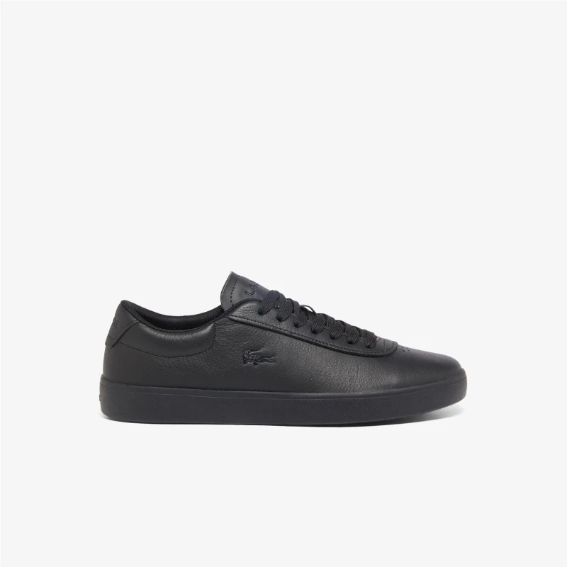 Image of Lacoste Baseshot Evo Trainers Black male UK 10.5