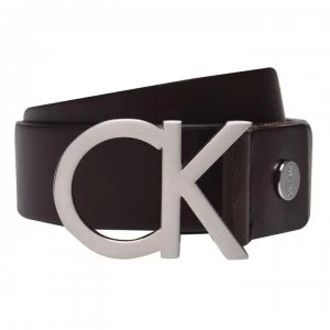 Image of Calvin Klein Adjustable Buckle Belt - Turkish Coffee