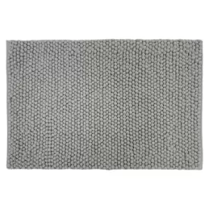 Image of Furn. Bobble Woven Anti-slip Bath Mat Grey