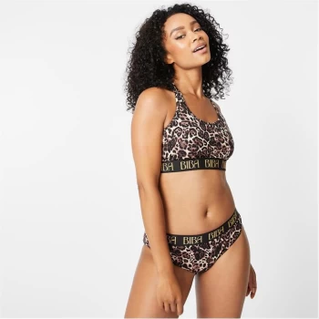 Image of Biba BIBA Soft Cotton Briefs - leopard Multi