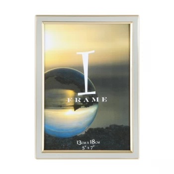 Image of 5" x 7" - iFrame Steel Grey Epoxy Photo Frame