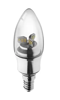 Image of Kosnic 5.5W LED E14/SES Candle Warm White - KTC5.5CND/E14-SLV-N30