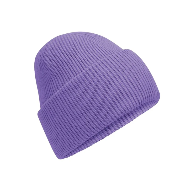 Image of Beechfield Beechfield Men Classic Deep Cuffed Beanie in Violet Violet One Size Male 5063425806829