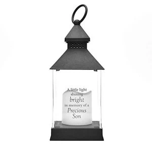 Image of Thoughts of You Black Memorial Lantern - Son