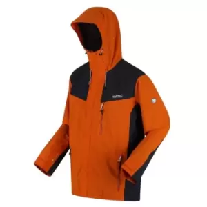 Image of Regatta Birchdale Waterproof Jacket - Fox/IndiaGry