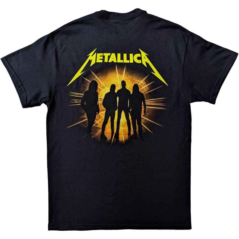 Image of metallica M72 Seasons Strobes Photo T Shirt Black unisex