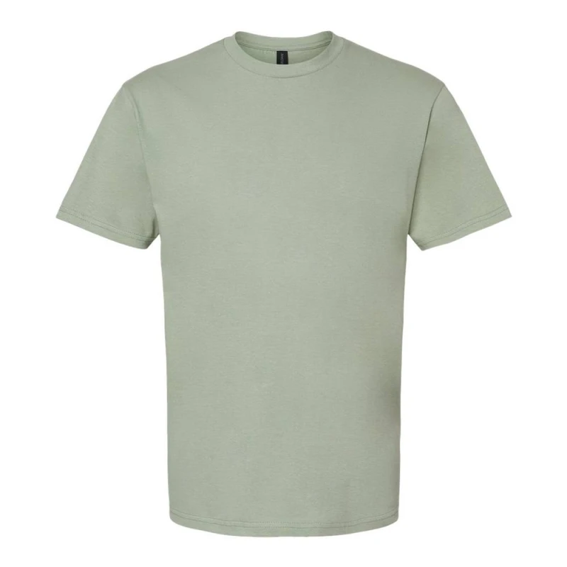 Image of Gildan Mens Softstyle Midweight T-Shirt in Green Size: Small Green Male S