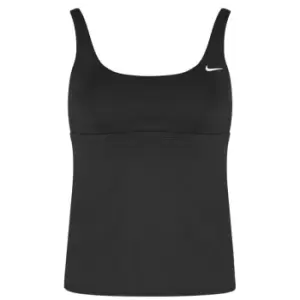 Image of Nike Scoop Neck Tankini Top Womens - Black