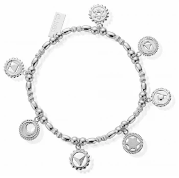 Image of ChloBo Womens Positive Vibes Bracelet SBMULCC Jewellery