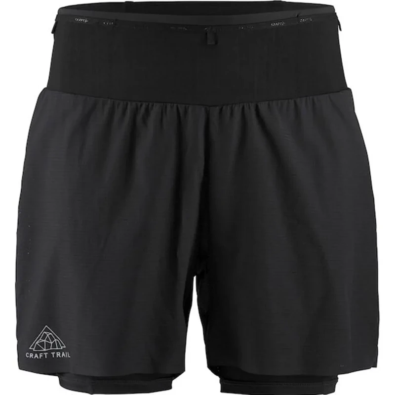 Image of Craft CRAFT Men Pro Trail Shorts in Black Size: X-Large Black XL Male 7318574044317