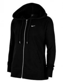 Image of Nike Training Get Fit Full Zip Essentials Hoodie - Black