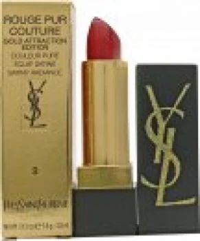 Image of Yves Saint Laurent Rouge Pur Couture Lipstick Limited Edition Gold Attraction 3.8g - 09 Rose Stiletto