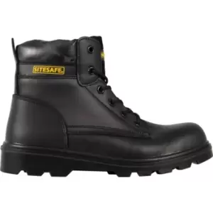 Image of Black Trucker Safety Boots - Size 4