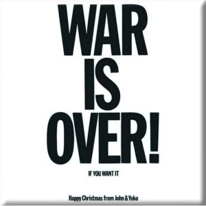 Image of John Lennon - War is Over Fridge Magnet