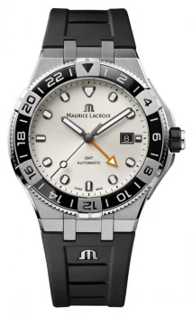 Image of Maurice Lacroix Aikon Venturer GMT 43mm Black Rubber Strap Watch