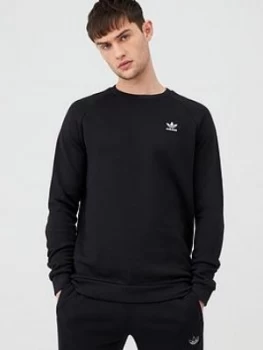 Image of Adidas Originals Essential Crew Neck Sweat - Black
