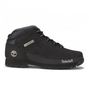 Image of Timberland Mens Euro Sprint Leather Hiker Boots - Black - UK 7