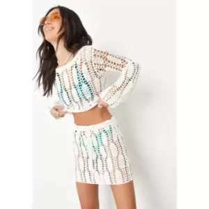 Image of Missguided MINI SKIRT - White