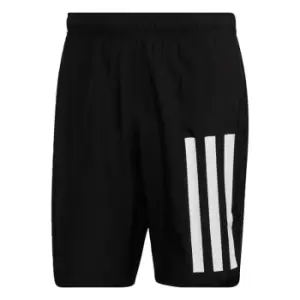 Image of adidas Classic Length 3-Stripes Swim Shorts Mens - Black