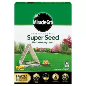 Image of Miracle-Gro Professional Super Seed Hard Wearing Lawn 33m2 - 1kg