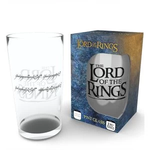 Image of Lord of the Rings Ring Large Glass