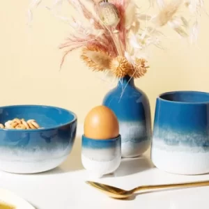 Image of Sass & Belle Mojave Glaze Blue Glaze Egg Cup