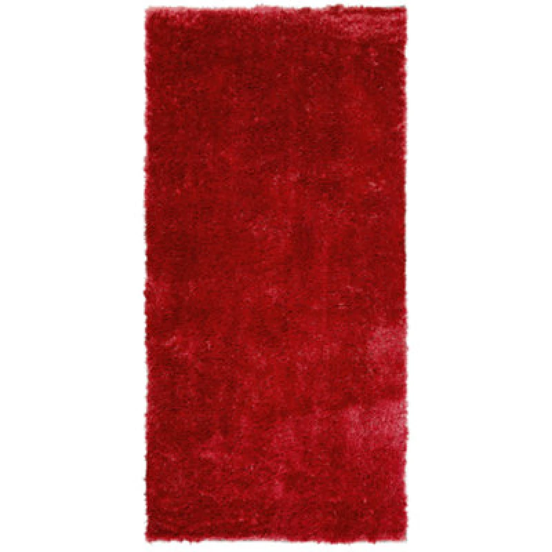 Image of Beliani Shaggy Rug Evren Red 80 X 150 Cm