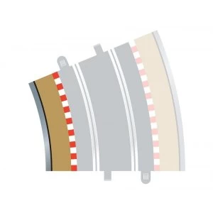 Image of Radius 4 Curve Inner Borders 22.5&deg; (Set Of 4) Scalextric Accessory Pack