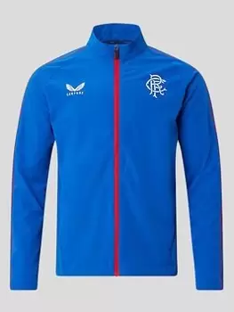 Image of Castore Rangers 22/23 Anthem Jacket - Blue Size M, Men