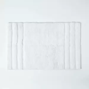Image of Spa Supreme Luxury White Bath Mat - White - White - White - Homescapes
