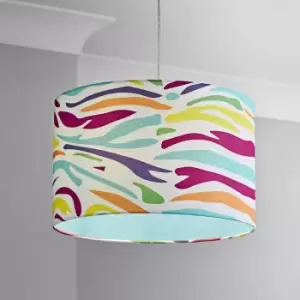 Image of Zebra Cylinder Lampshade