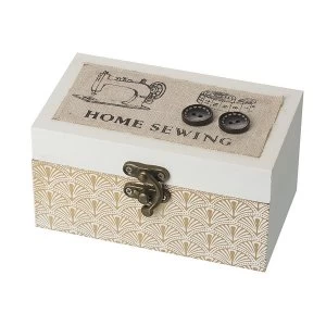 Image of Wooden Sewing Box By Heaven Sends