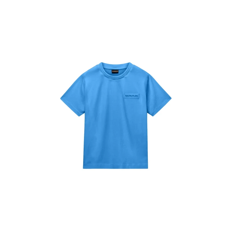 Image of Womens T-Shirt Napapijri Clarao Bleu Female M