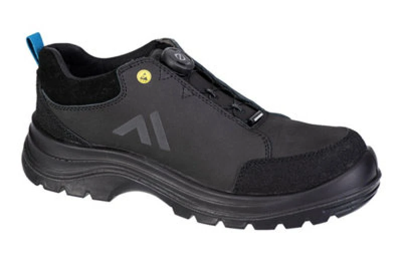 Image of Portwest Ridge Composite Low ESD Safety Shoes FE03BKB46 Colour: Black / Blue