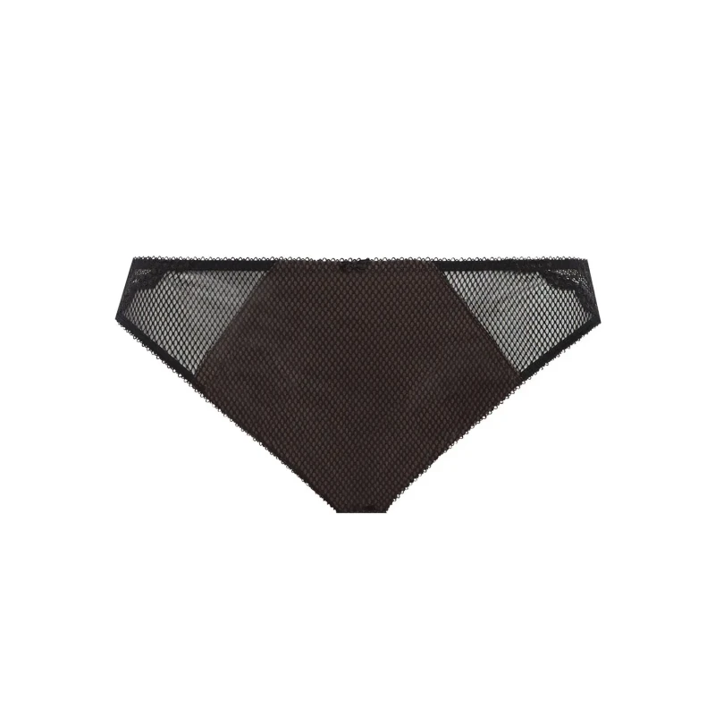 Image of Elomi Womens Charley Brazilian Brief in Black Size: 20 Black Female 20