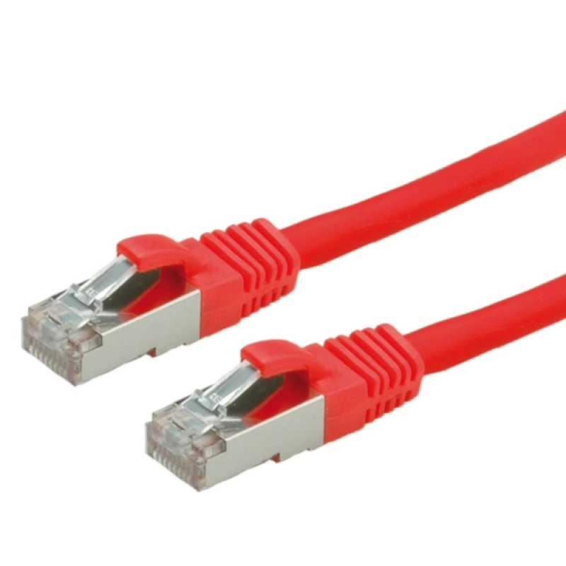 Image of VALUE S/FTP Patch Cord Cat.6. halogen-free. red. 1m
