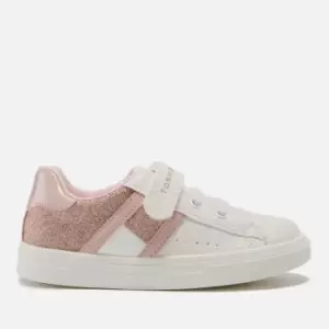 Image of Tommy Hilfiger Kids Faux Leather Trainers - UK 8 Toddler