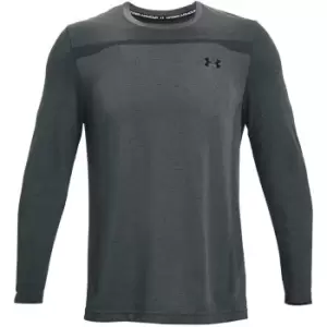 Image of Under Armour Armour Seamless Long Sleeve T Shirt Mens - Grey