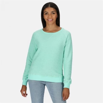 Image of Regatta Chlarise Crew Neck Fleece - Ice Green