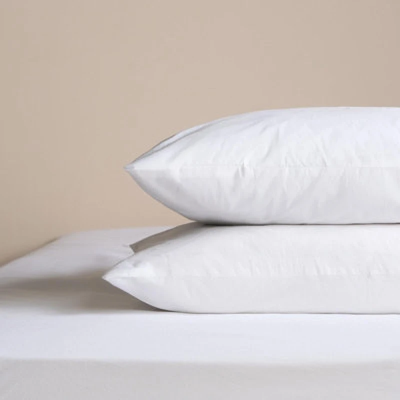 Image of OHS OHS Mattress Protector Topper Waterproof Pillowcase Fitted Sheet Single Double King in White Size: Standard Pillow Case White Standard Pillow Ca