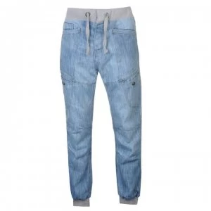 Image of No Fear Cuffed Jeans Mens - Light Wash
