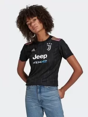 Image of adidas Juventus 21/22 Away Jersey, Black Size M Women