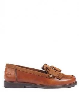 Image of BARBOUR Olivia Loafer Tan Size 6 Women