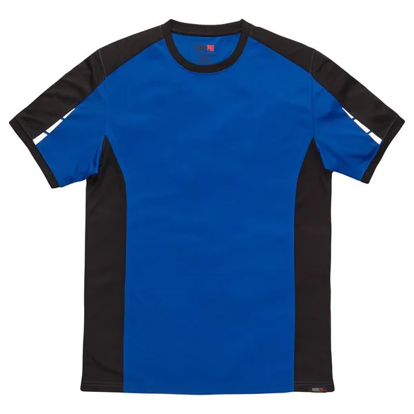 Image of Dickies Mens Pro T Shirt DP1002RBBL Colour: Royal Blue / Black