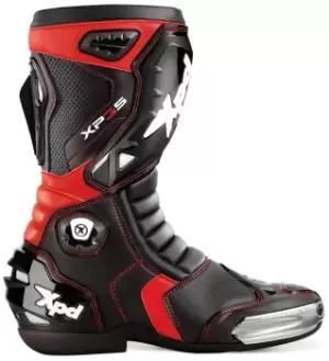 Image of XPD XP3-S Motorcycle Boots, black-red, Size 44, black-red, Size 44