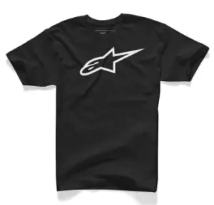Image of Alpinestars Ageless Classic T-Shirt, black-white, Size 2XL, black-white, Size 2XL