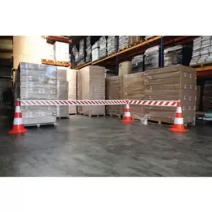 Image of Slingsby Telescopic Barrier 1m - 1M80 Red/White Striped